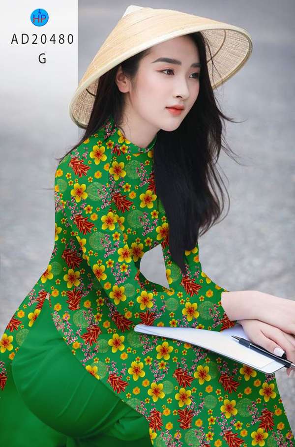 vai ao dai hoa mai don tet (15)